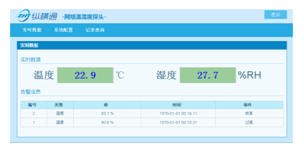 溫濕度實(shí)時(shí)監(jiān)測(cè)系統(tǒng)
